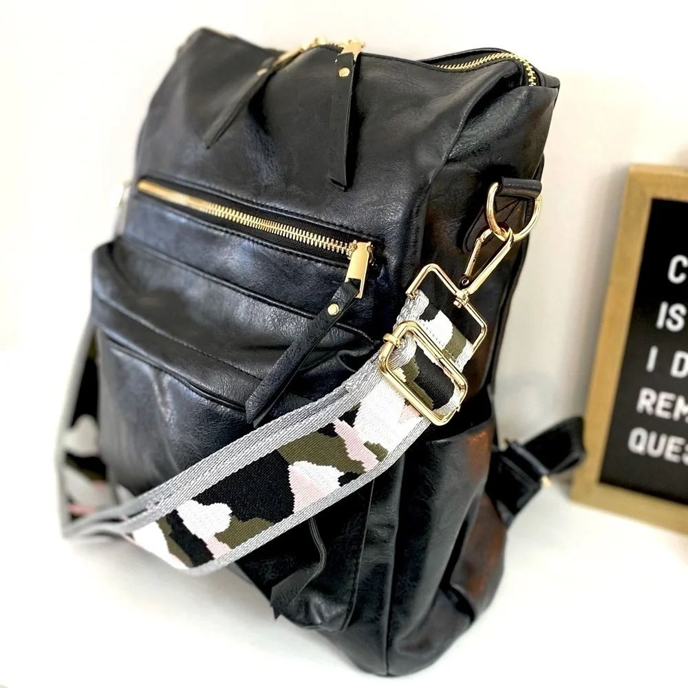 BRAND NEW Grey Camo Crossbody Strap 🖤💚 ~BAG NOT INCLUDED~